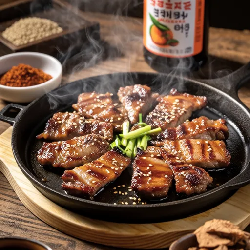 Soybean Paste Marinated Grilled Pork