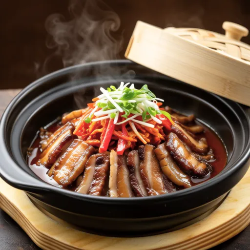 Pork and Kimchi Steamed Dish