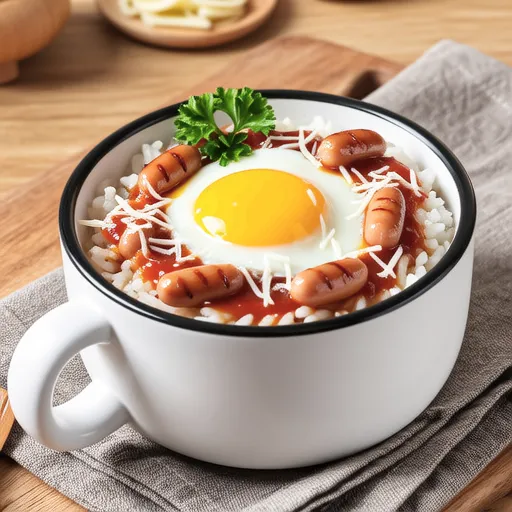 Simple Brunch Cup Rice
