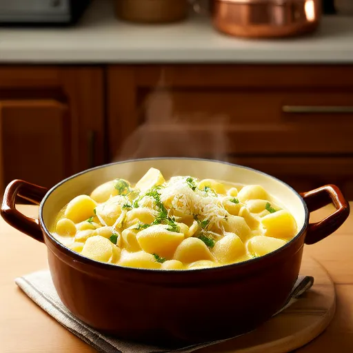 Ensopado de Batata e Macarrão