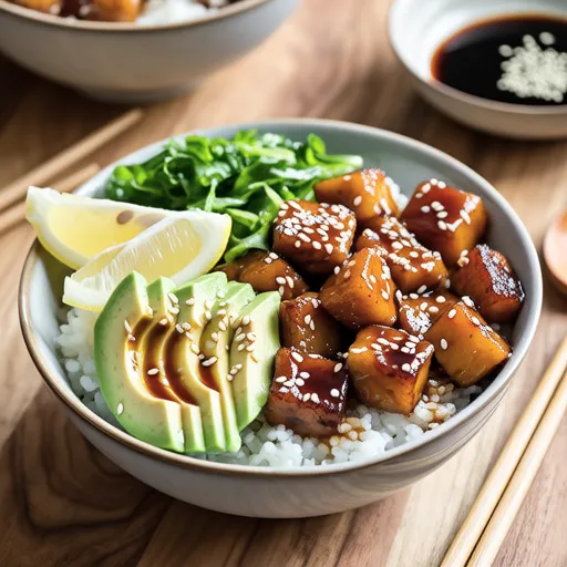 Japanese Yellowtail Poke Bowl