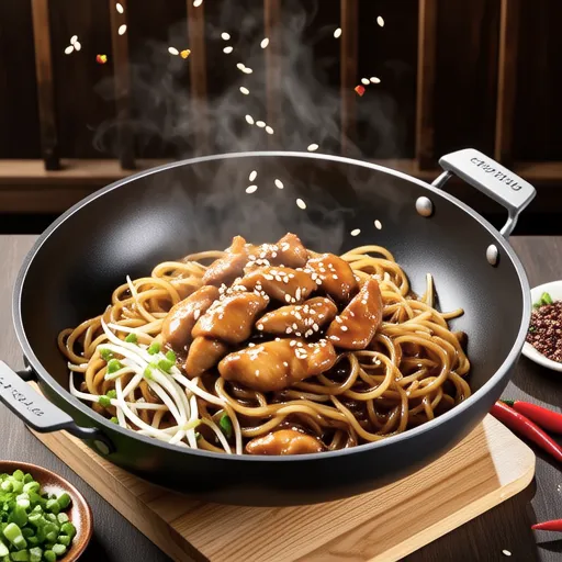 Chicken Breast Stir-fry with Konjac Noodles and Bean Sprouts