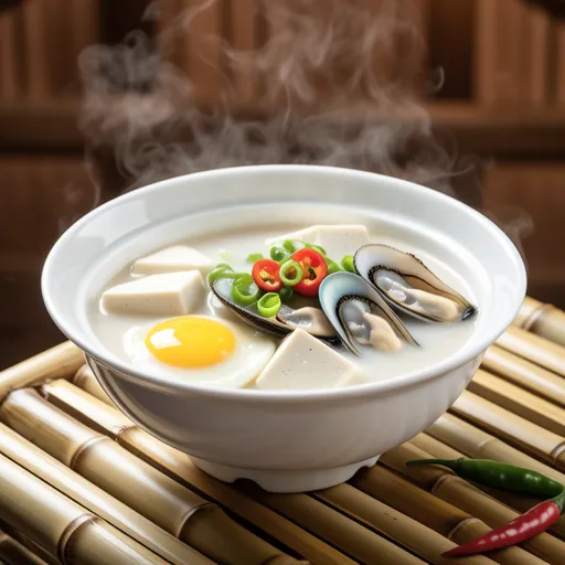 Soft Tofu Soup with Fresh Oysters