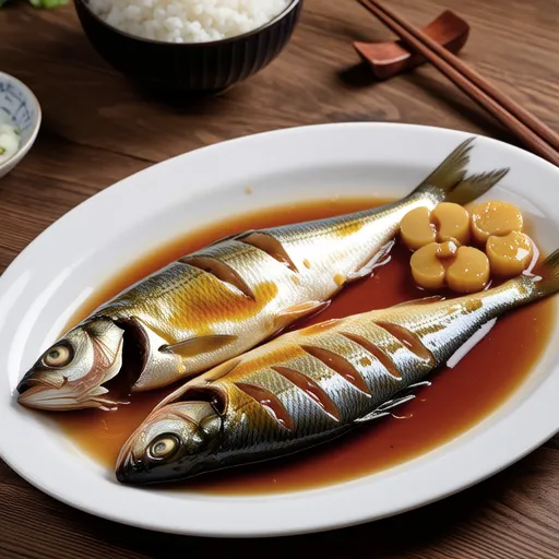 Simmered Sardines with Pickled Plum