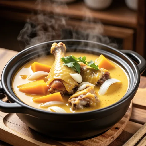 Chicken and Pumpkin Coconut Milk Stew