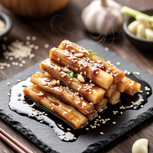 Lotus Root Salad with Soy Dressing