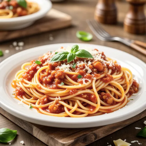 Tomato Juice Meat Sauce Pasta