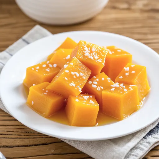 Salt Butter Steamed Pumpkin