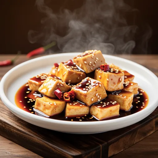 Quick Spicy Braised Tofu