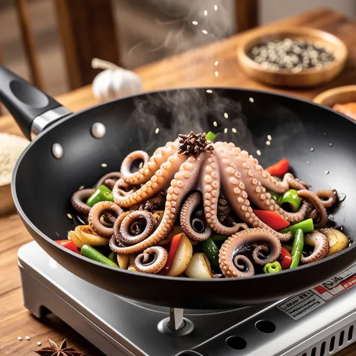Octopus Stir-fry with Vegetables