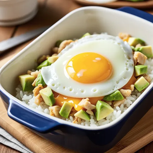 Avocado and Miso Mackerel Canned Doria