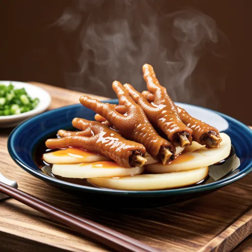 Braised Chicken Wings and Daikon in Miso