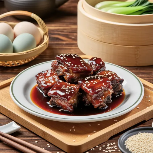 Soy Sauce Braised Pork Ribs