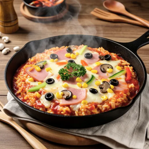 Pizza Tteokbokki (One-pan Recipe)