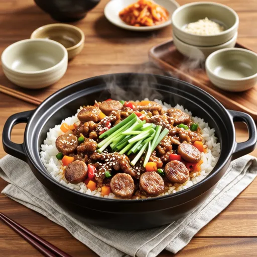 Sausage Hot Pot Rice