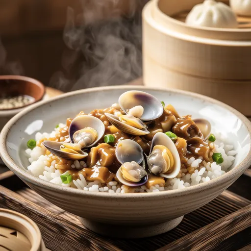Chinese-style Sticky Rice with Clams