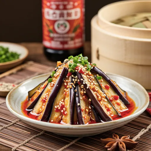Spicy and Soft Eggplant Side Dish