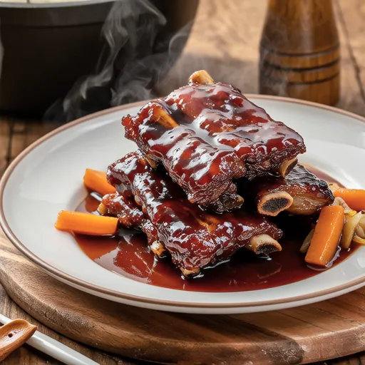 Tender Braised Spare Ribs