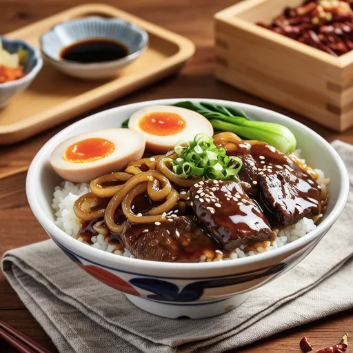 Simmered Beef Bowl (Niku-don)