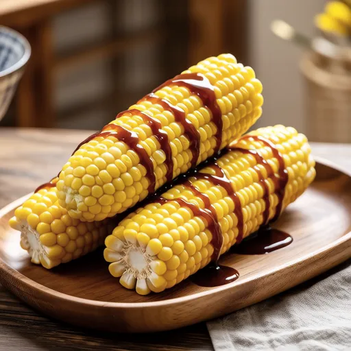 Grilled Corn with Sweet Soy Sauce Glaze