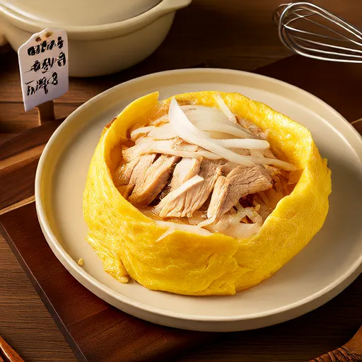 雞肉洋蔥歐姆蛋
