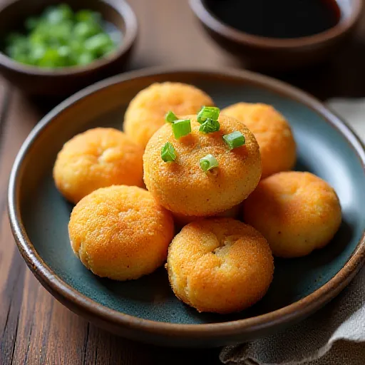 Fluffy Yam and Tofu Patties