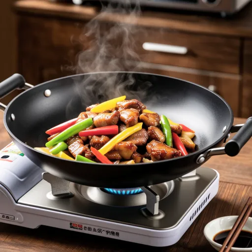 Stir-fried Pork and Bell Peppers with Ponzu Sauce