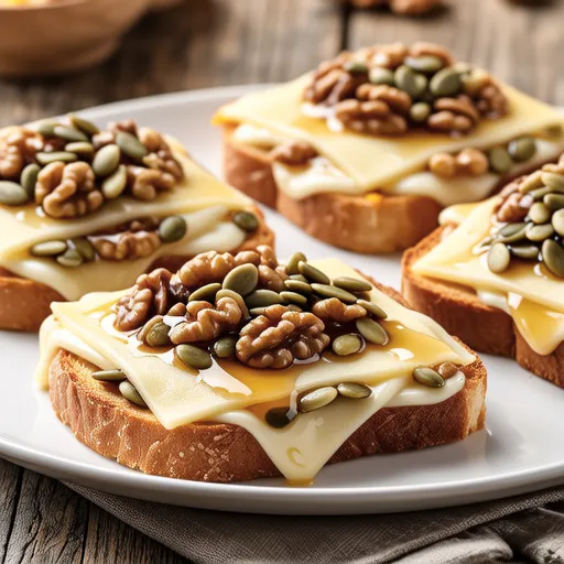 Nut and Cheese Toast