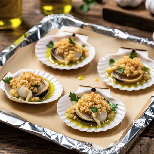 Baked Clams with Breadcrumbs