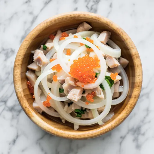 Japanese Onion and Pollock Roe Mayo Salad