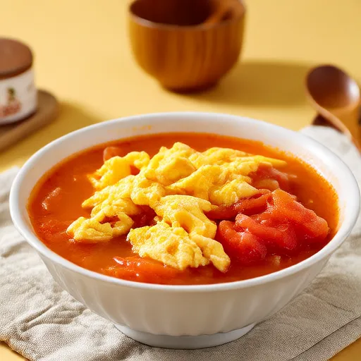 Sopa de Tomate com Ovos