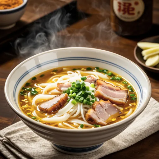 Glass Noodle and Bean Sprout Curry Soup