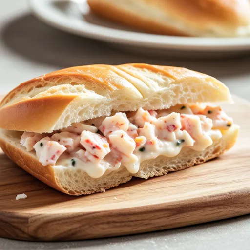 Crab Stick Morning Bread Sandwich
