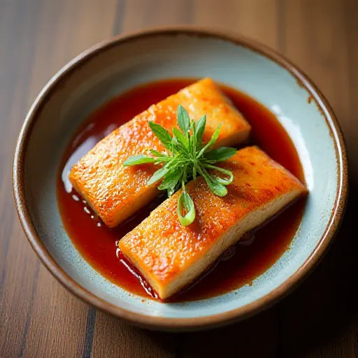 Pan-fried Yellowtail with Gochujang Sauce