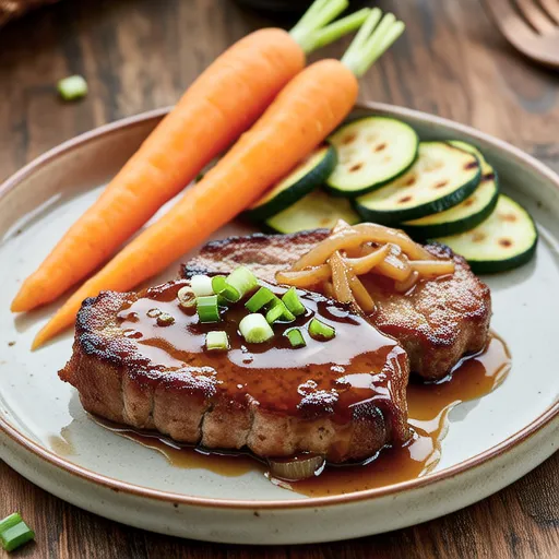 Pork Loin Chop with Sauce