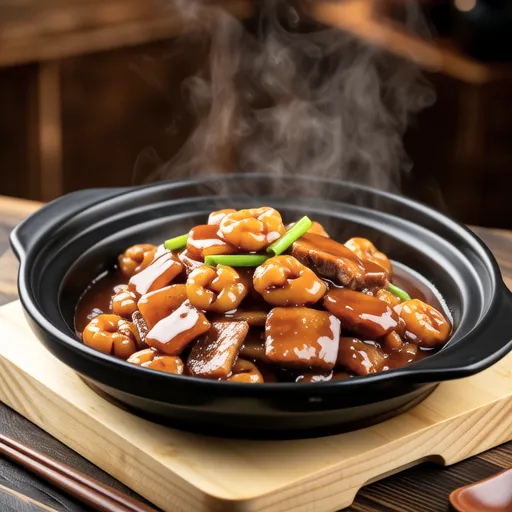 Sweet and Spicy Stir-fried Pork and Jellyfish