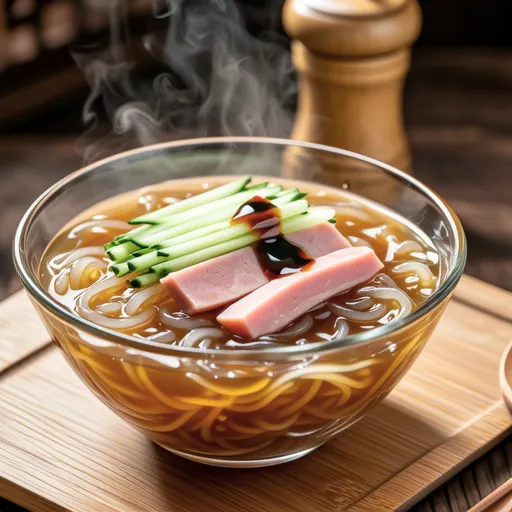 Goya and Ham Vermicelli Soup