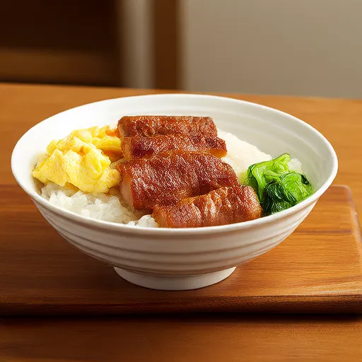升級版午餐肉美乃滋飯碗