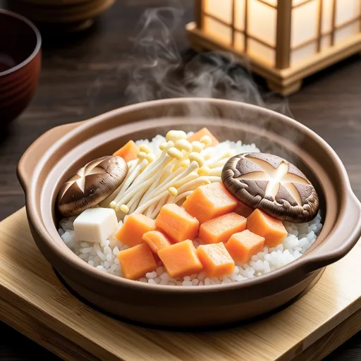 Sweet Potato and Salmon Rice