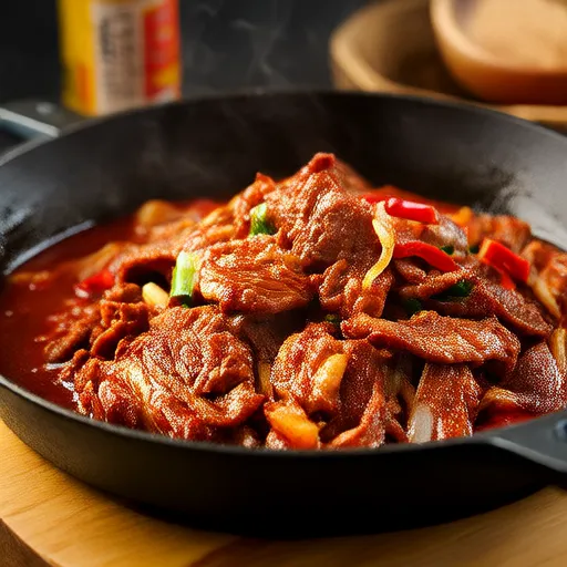 Gebratenes Schweinefleisch