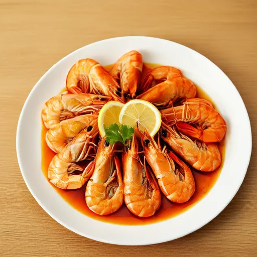 Camarones al Ajillo con Mantequilla
