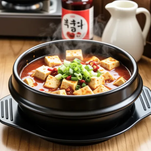 Spicy Doenjang Stew Without Broth