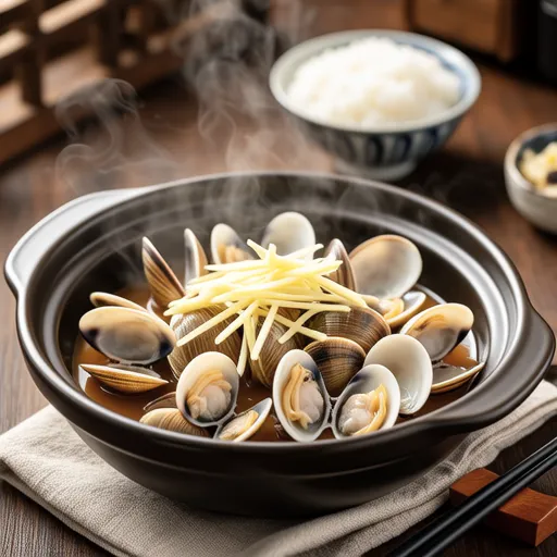 Asari no Shigure-ni (Japanese Clam Simmered in Ginger Sauce)