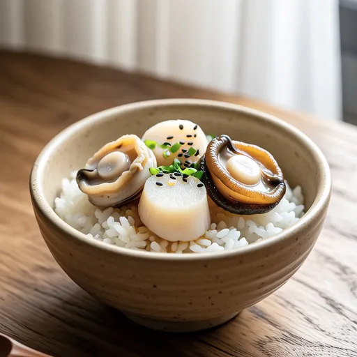 Scallop and Maitake Mushroom Rice