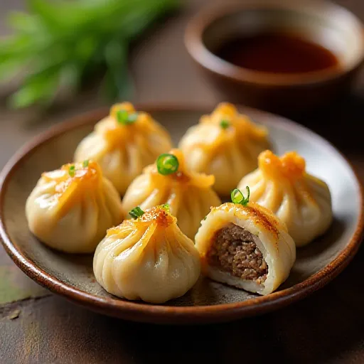 Bite-sized Seaweed Dumplings