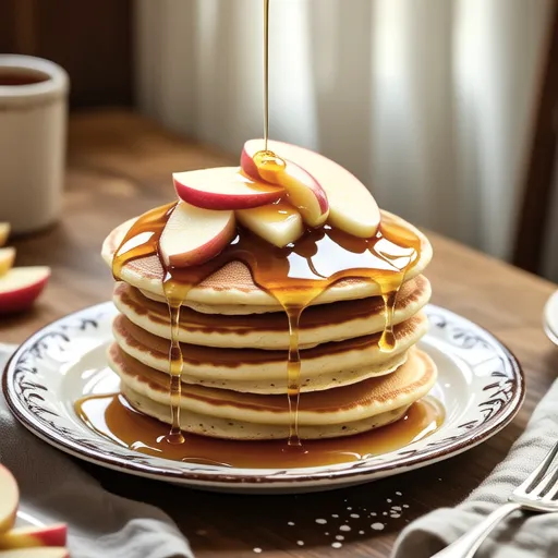 Apple Compote Pancakes