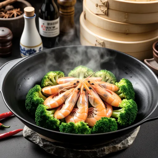 Broccoli and Shrimp Chinese Stir-fry