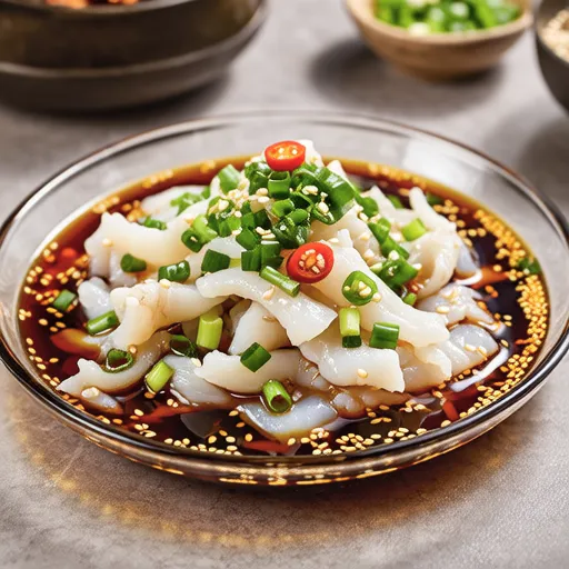 Octopus with Scallion Salt Sauce