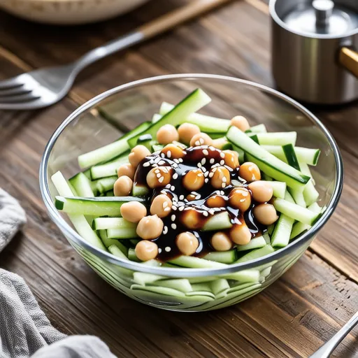 Soybeans and Hijiki Sesame Mayo Salad