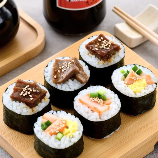 Assorted Inari Sushi (Beef, Crab Stick, Kimchi, Egg)